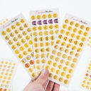 Sticker emoticon blister de 12 hojas