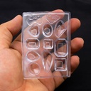 Molde de silicona para dije extra brillo