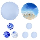 Molde de silicona circular borde irregular 335*330mm