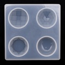 Molde de silicona dije 4 divisiones 95*95mm