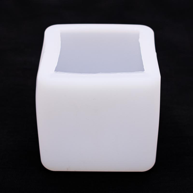 Molde de silicona cubo 63*63mm esquina redondeado