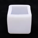 Molde de silicona cubo 63*63mm esquina redondeado