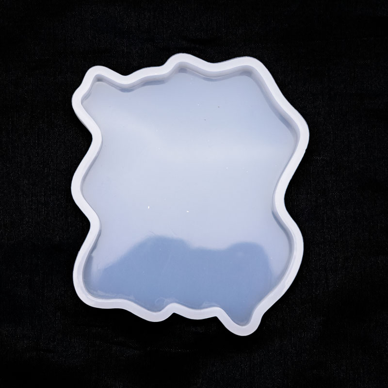 Molde de silicona posavaso borde irregular 9*7.3cm