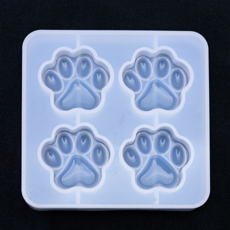 Molde de silicona pata de gato 10*9.5*1cm