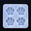 Molde de silicona pata de gato 10*9.5*1cm