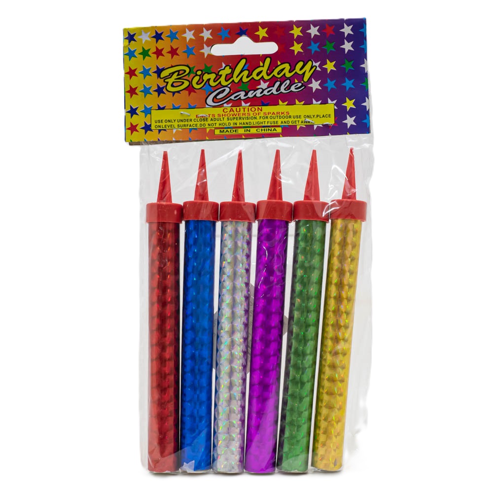 Vela véngala 12cm 6 piezas