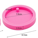 Molde de silicona colgante circular 8.8cm