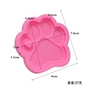 Molde de silicona colgante pata de perro 8*8cm