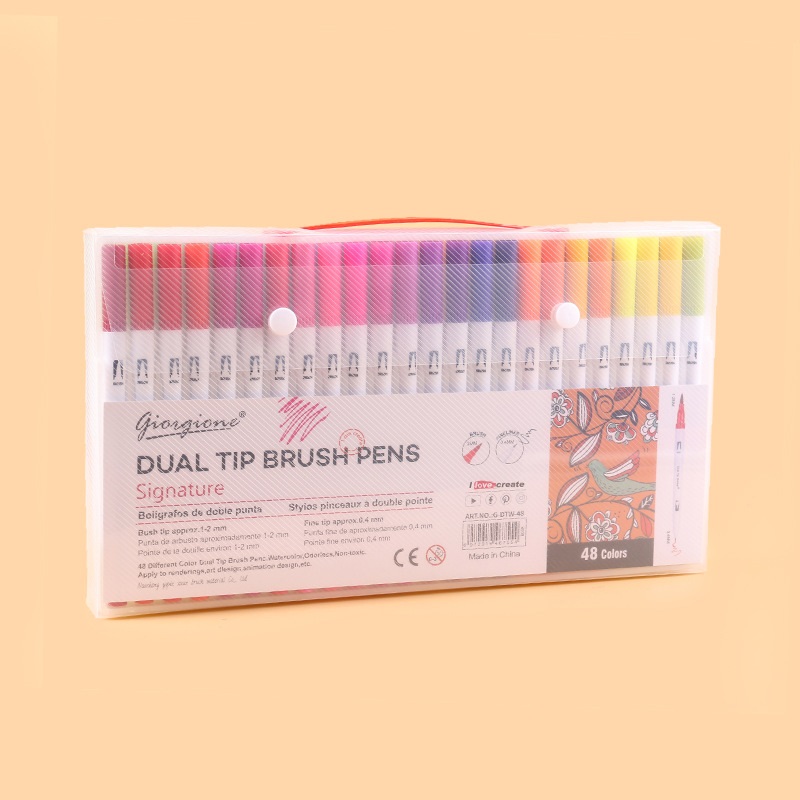 Pincel brush doble punta 48pc GIORGIONE