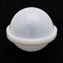 Molde de silicona esfera 2 pc 11.6cm