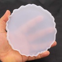 Molde de silicona posavaso borde irregular 130mm