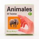 Tarjeta de aprendizaje animales 54pc