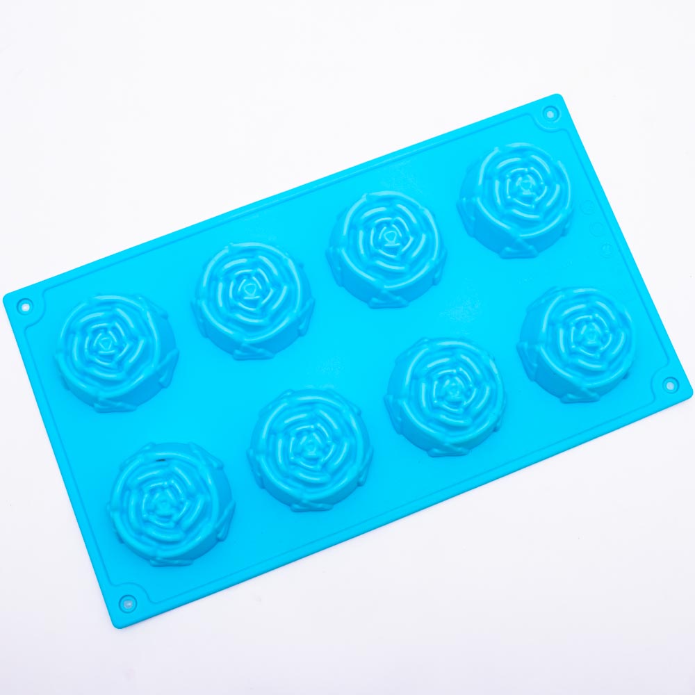Molde de silicona 8 rosas 29*17cm