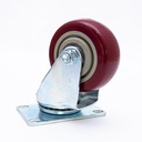 Rueda para mueble 105mm 80kg giratorio