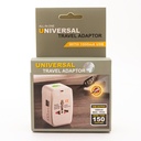 Enchufe adaptador universal con cargador U