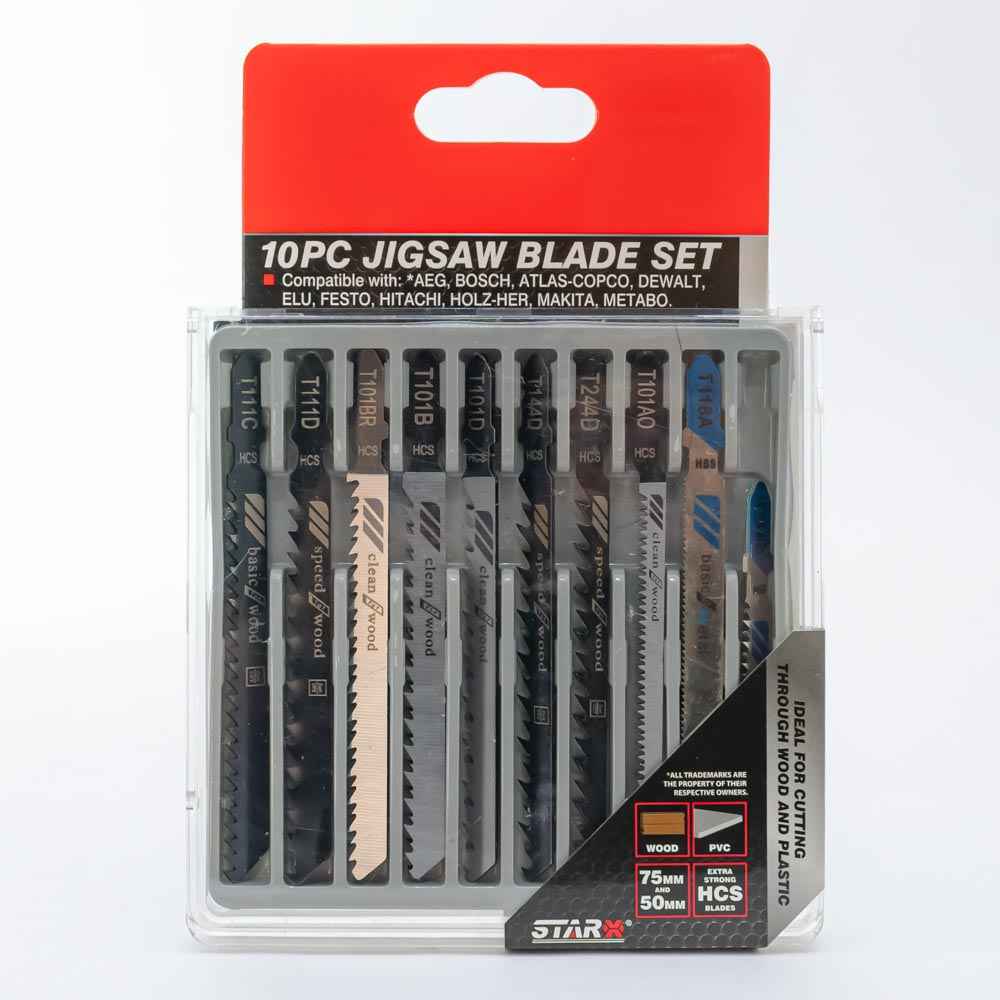 Hoja de sierra caladora set de 10 piezas multicuchilla