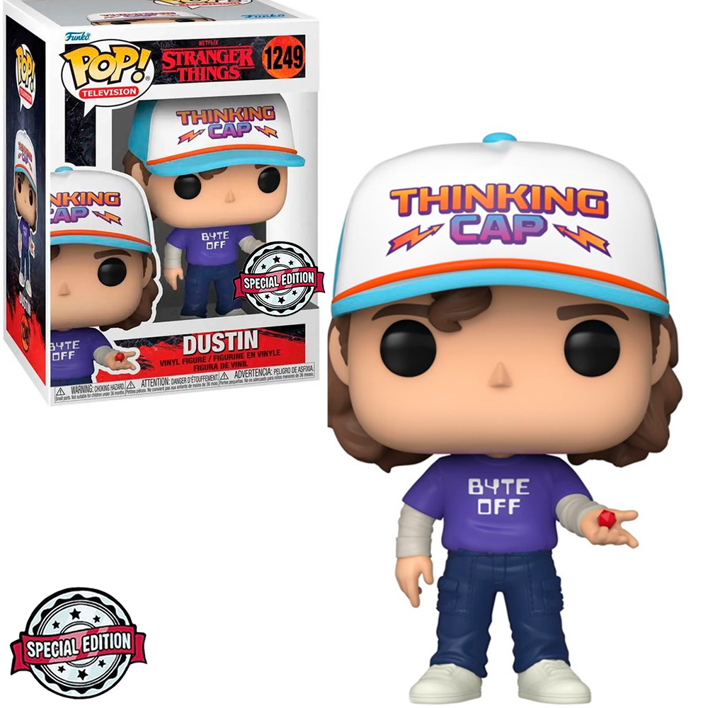 FUNKO POP STRANGER THINGS S4 DUSTIN *EX* 1249