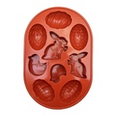 Molde de silicona diseño pascua
