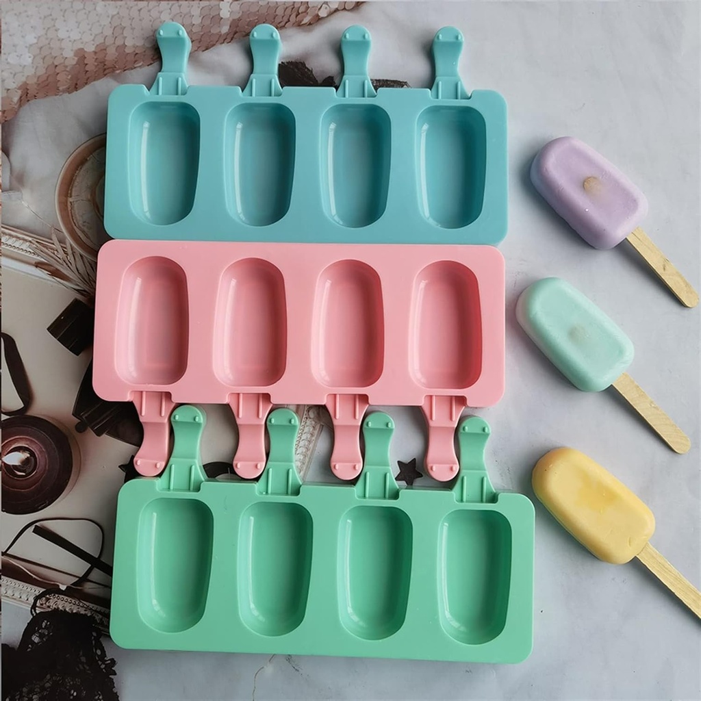 Molde para helado 4 cavidades