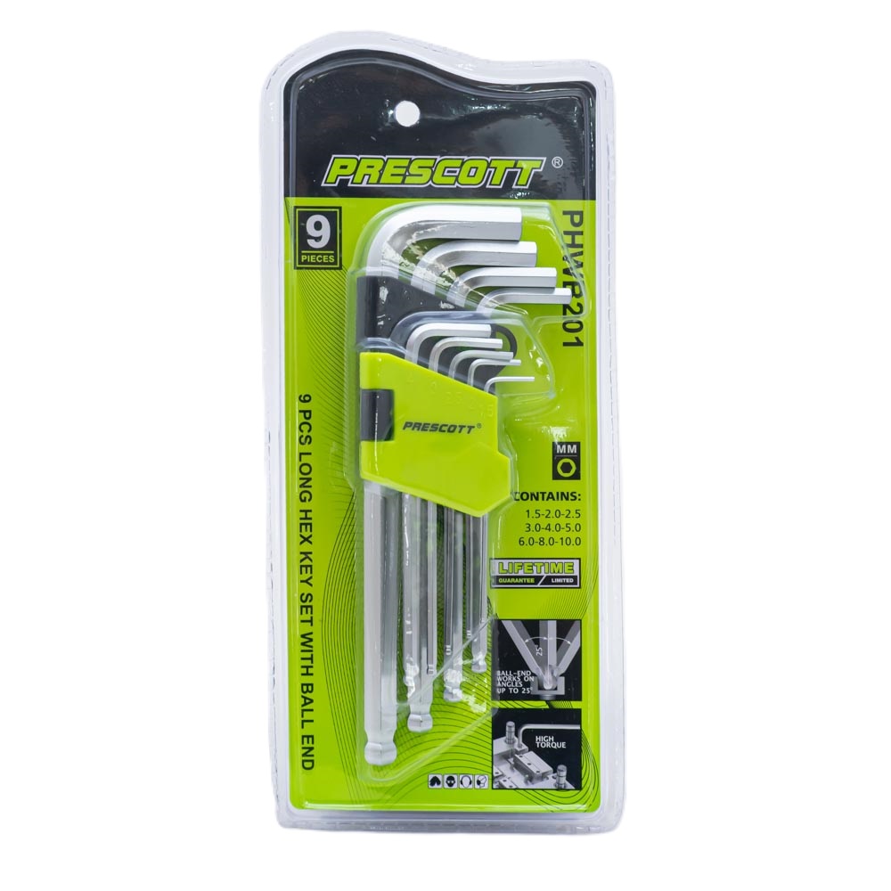 Llave Allen 1.5-10mm PRESCOTT
