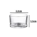 Frasco de vidrio cilindro 5.2*3.3cm 36ml
