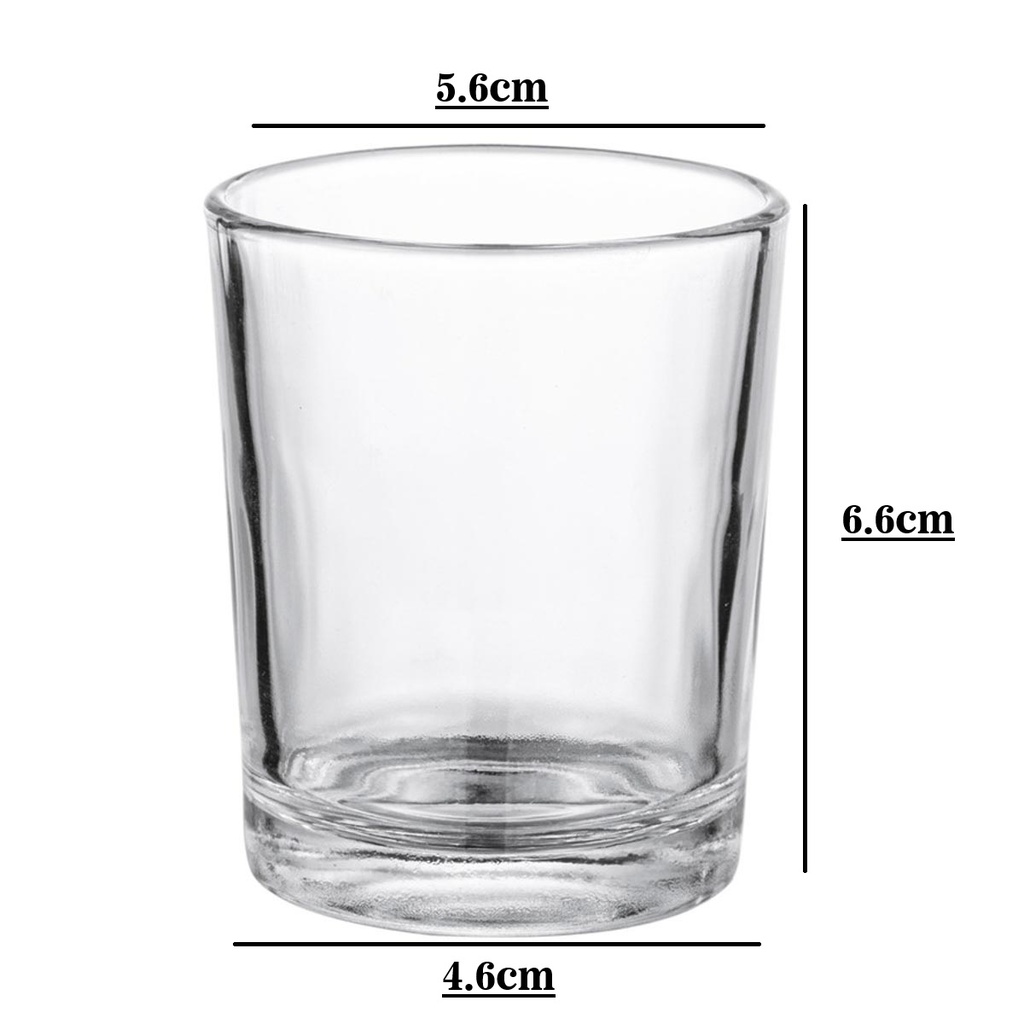 Frasco de vidrio cilindro 5.6*6.6cm 95ml