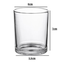Frasco de vidrio cilindro 6*7cm 140ml