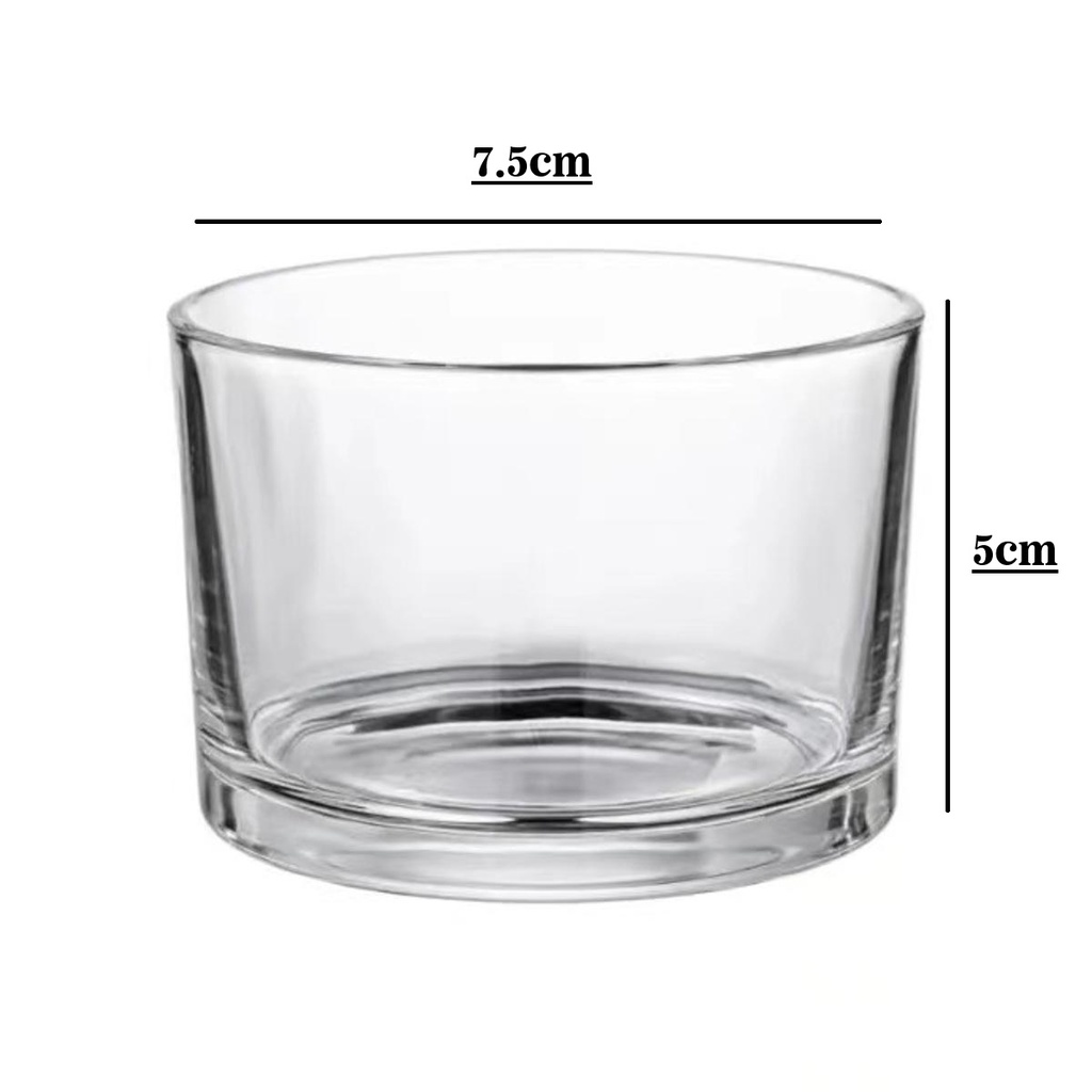 Frasco de vidrio cilindro 7.5*5cm 140ml