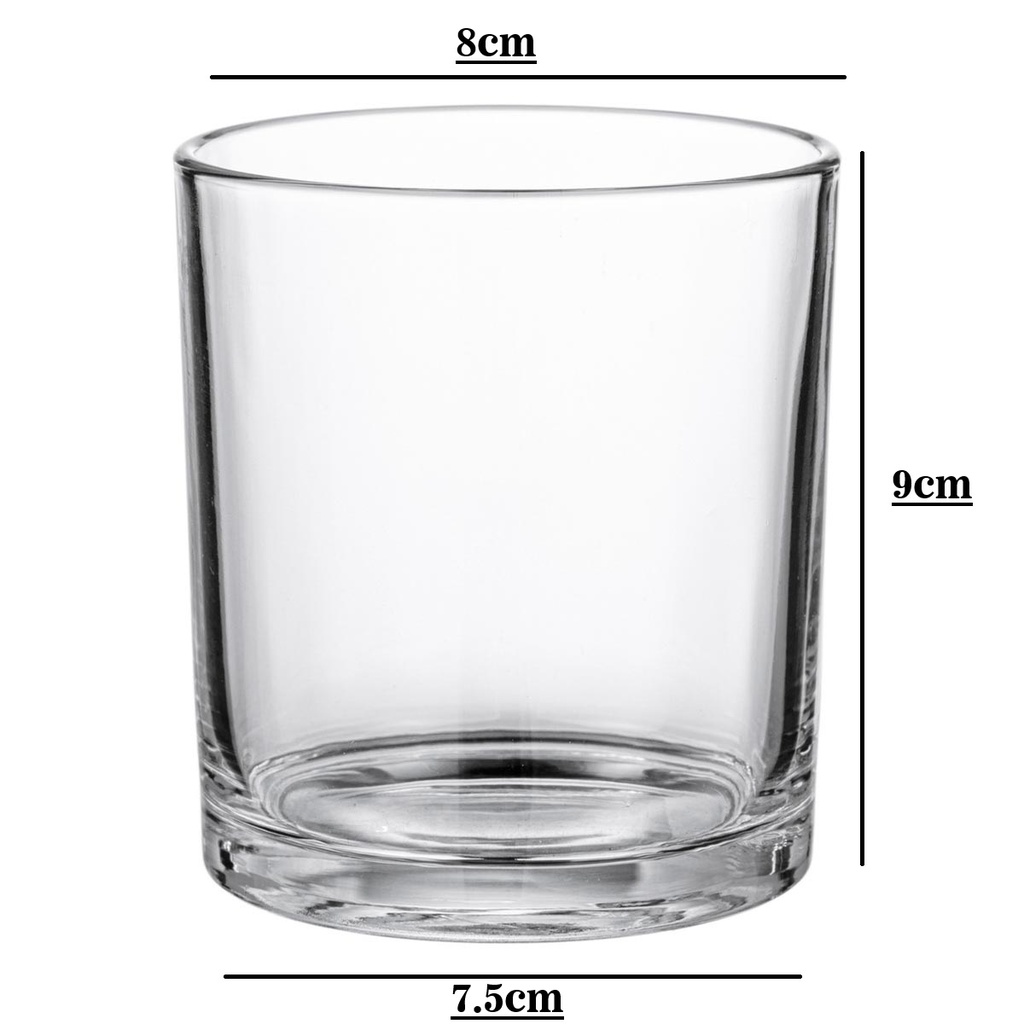 Frasco de vidrio cilindro 9*8cm 315ml