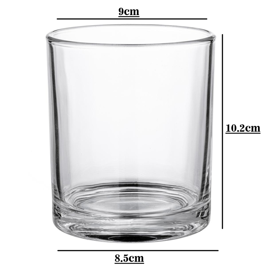 Frasco de vidrio cilindro 9*10.2cm 430ml