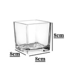 Frasco de vidrio cuadrado 8*8cm 300ml
