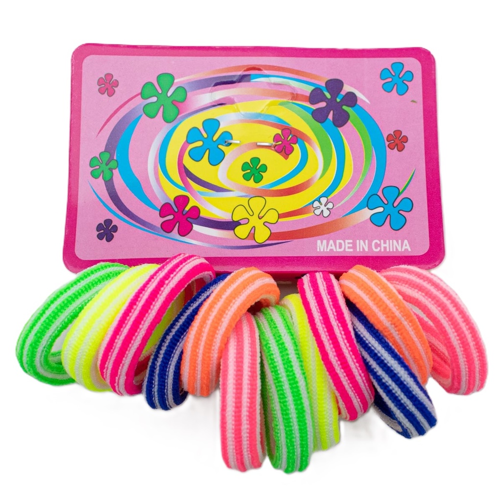 Agógo de colores surtido 12 piezas