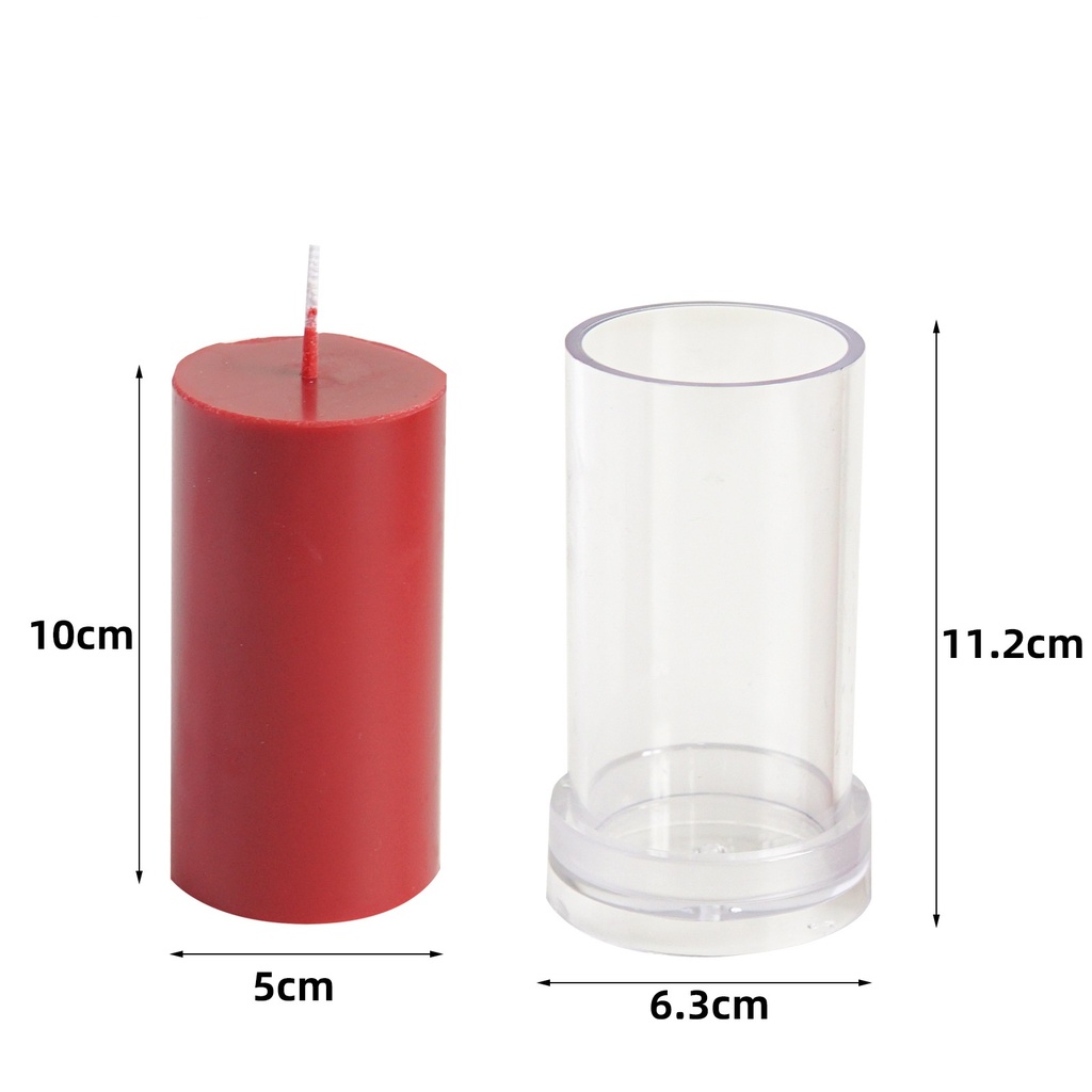 Molde acrilico cilindro 11.2*6.3cm