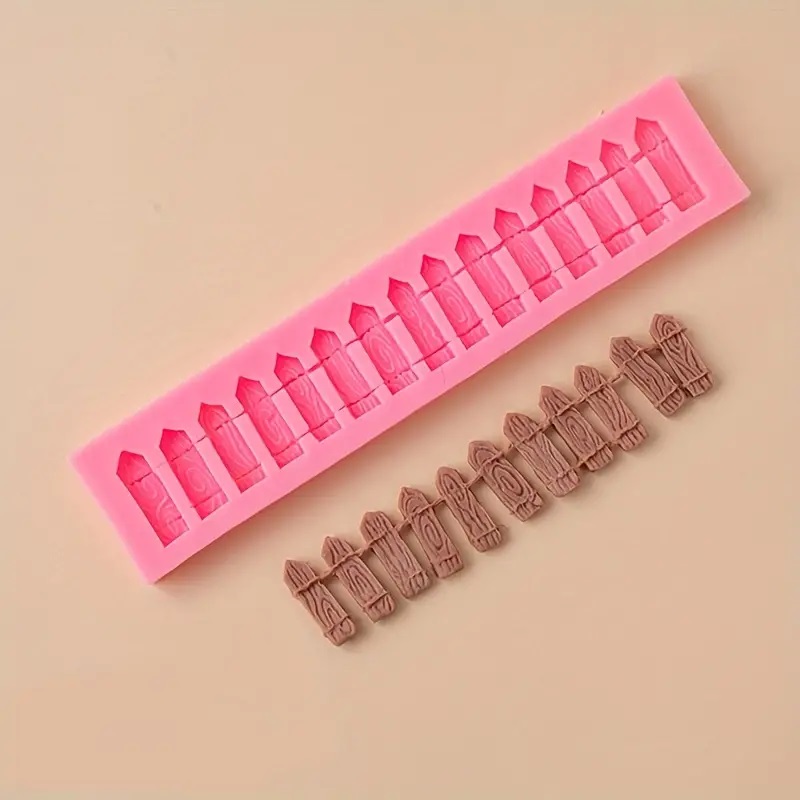 Molde de silicona para repostería diseño cercas  18*3.7cm