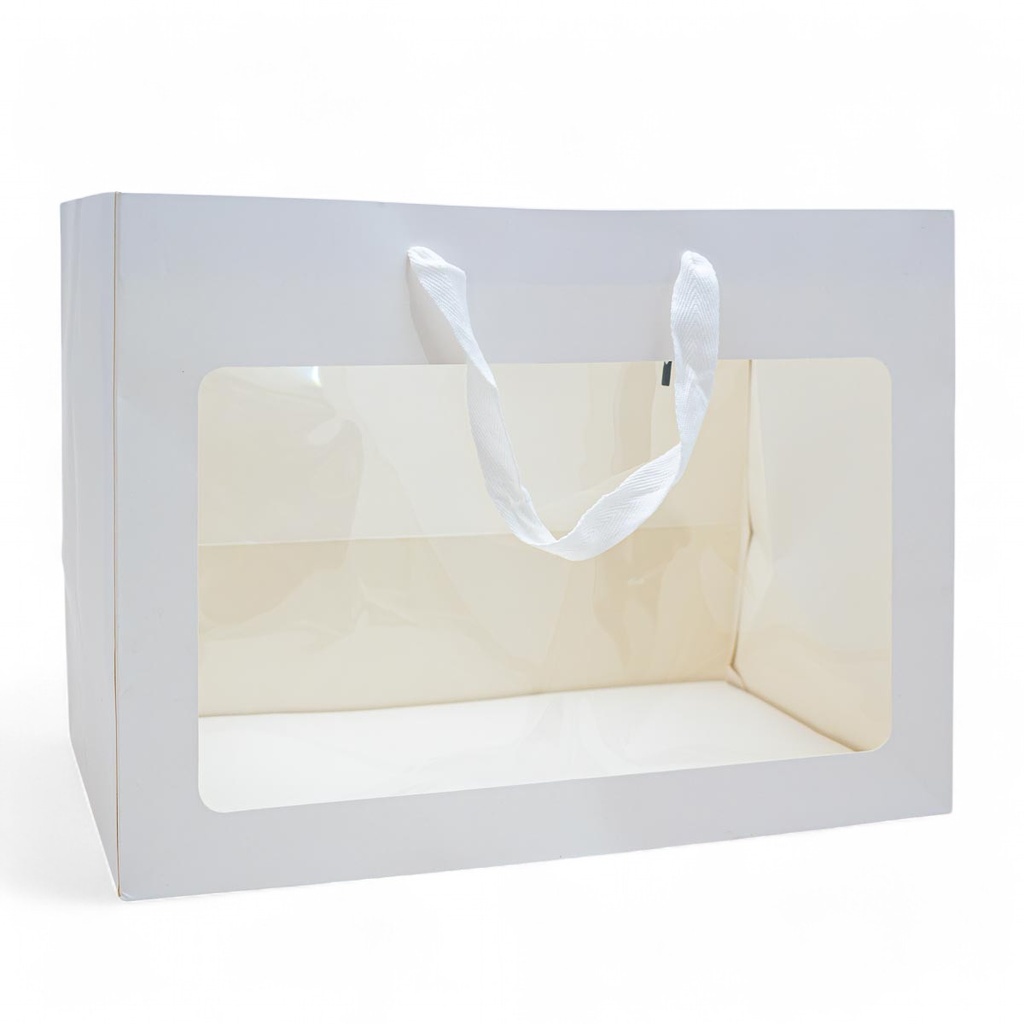 Bolso para regalo con visor 35*25*18cm