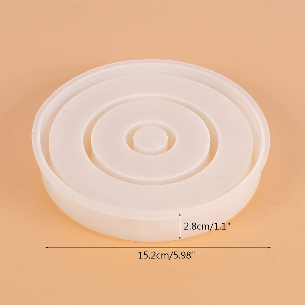Molde de silicona porta vela 152mm