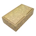 Caja rectangular diseño rosa 25*14*7cm 12 piezas