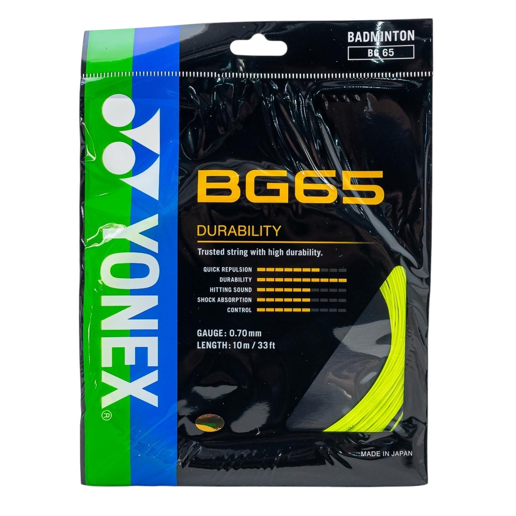 Cuerda para Badminton 0.70mm bg65 YONEX