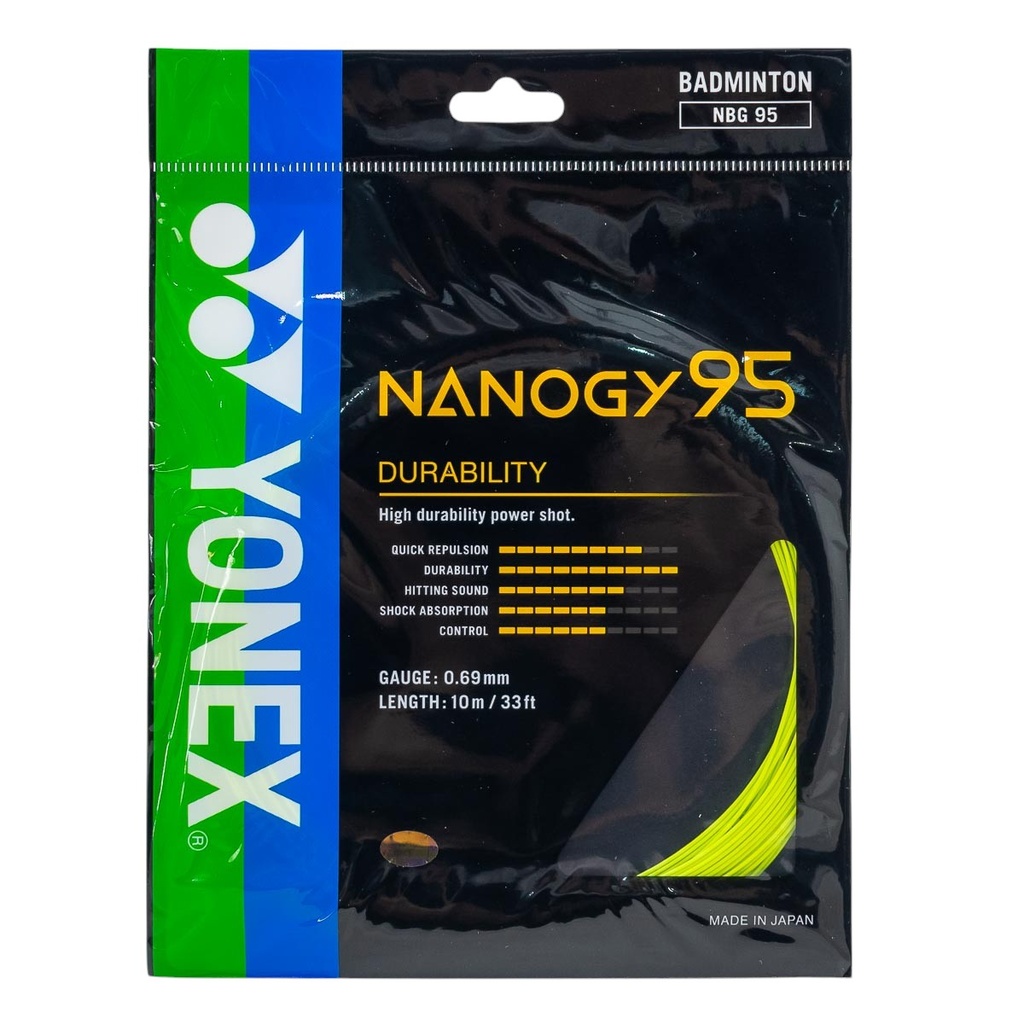 Cuerda para Badminton 0.69mm nanogy95 YONEX