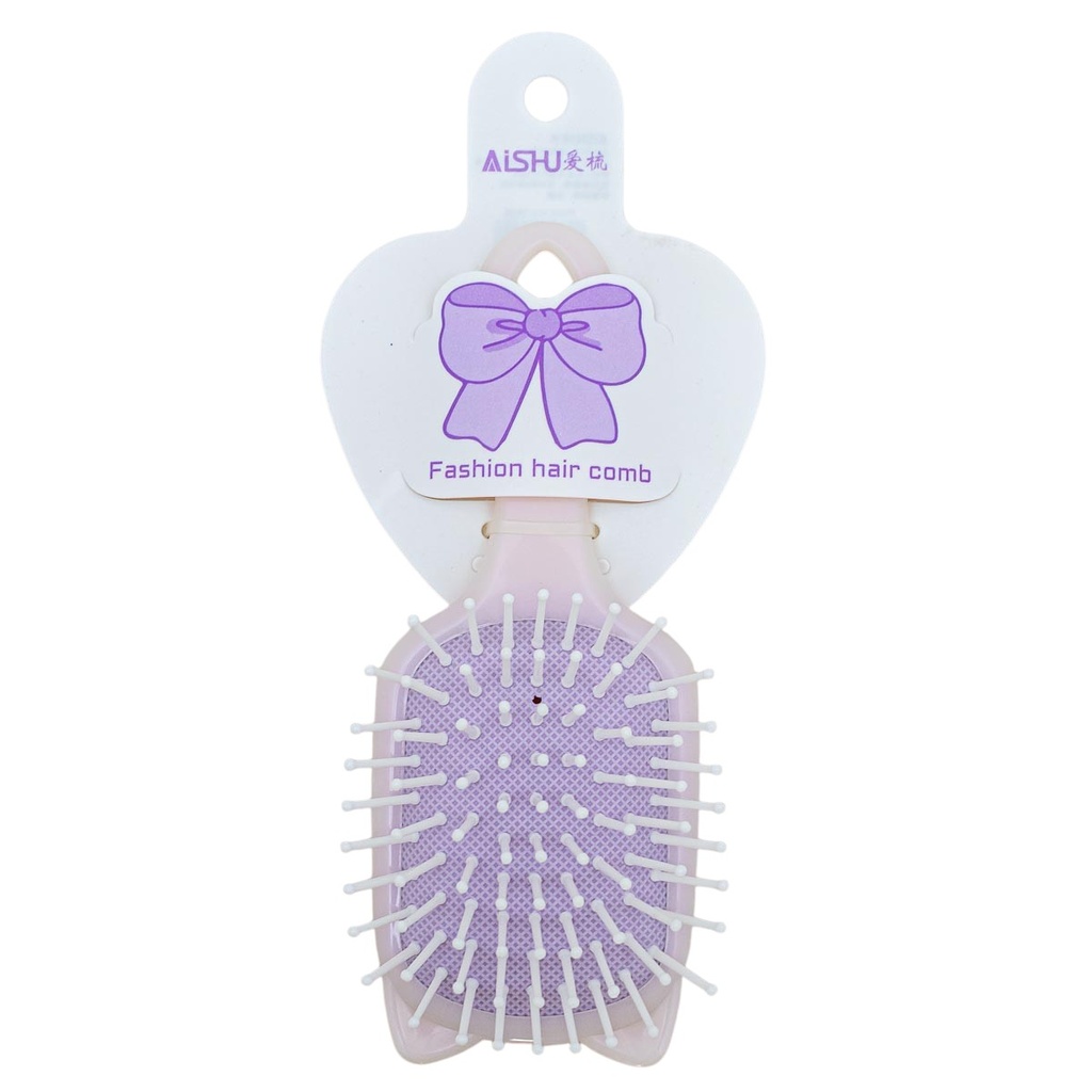 Mini peine ovalado tono pastel