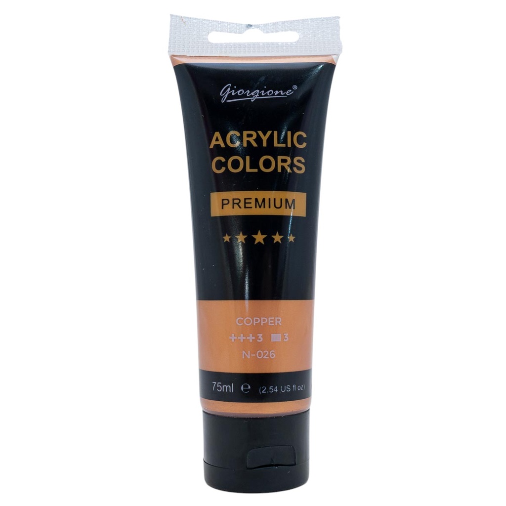 Pintura acrílica cobre 75ml GIORGIONE