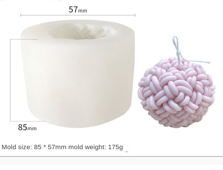 Molde de silicona esfera de hilo 85*57mm
