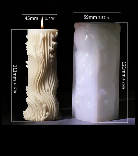 Molde de silicona borde ondeado 121*59mm