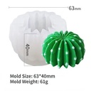 Molde de silicona suculenta 63*40mm