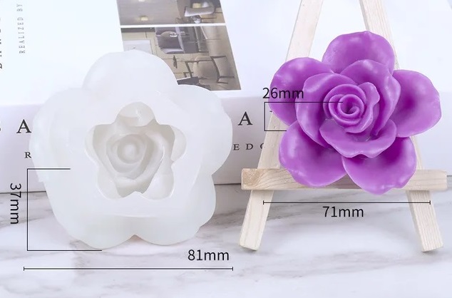 Molde de silicona rosa 81*37mm