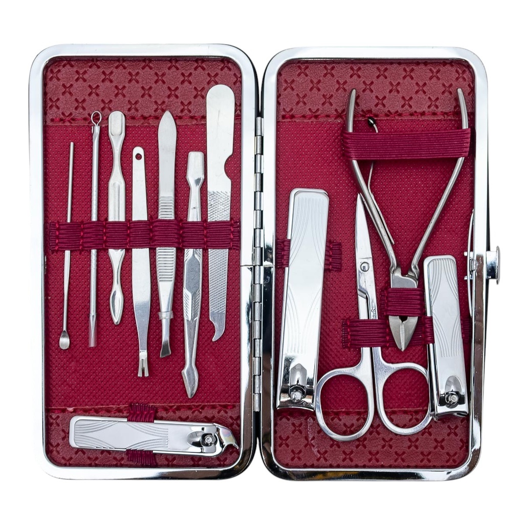 Set con estuche para manicura 12 piezas
