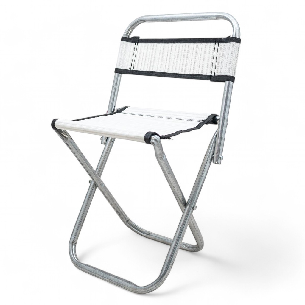 Silla plegable con respaldo portatil