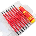 Juego de destornillador aislado doble punta 8pc