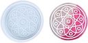 Molde de silicona circular posavasos 8cm