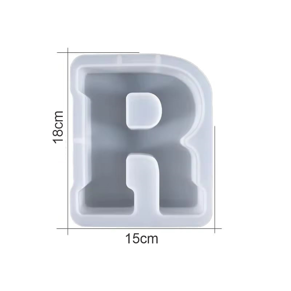 Molde de silicona letra "R" 180mm*150mm